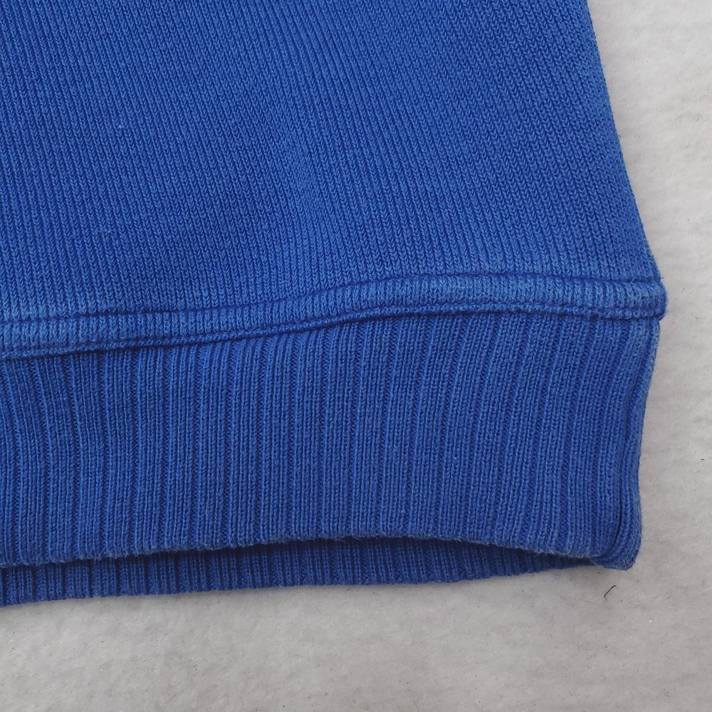 Vintage St. Croix Sweater Men Large Blue Quarter Zip Pullover Mock Neck Made USA - Picture 6 of 15